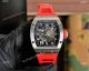 Replica Richard Mille RM010 AG TI Men Watches Titanium & Green Rubber Strap (4)_th.jpg